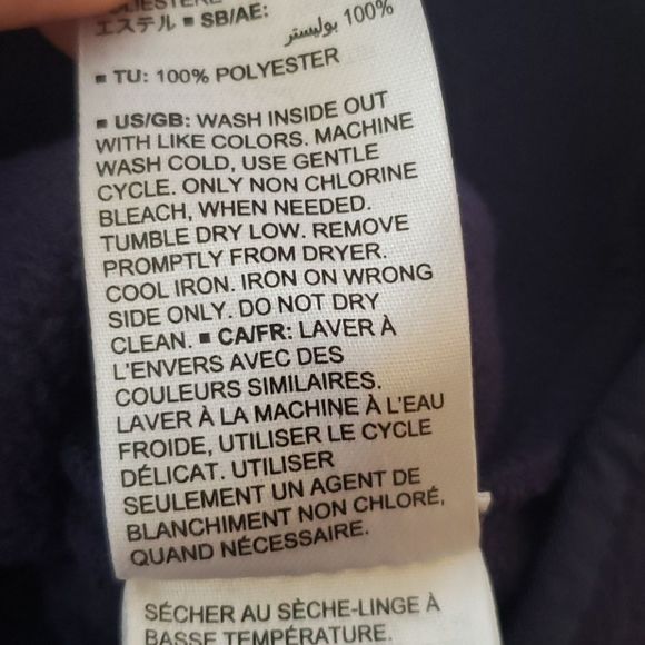 NWT - Men's Full-Zip Polar Fleece Jacket - Picture 6 of 6